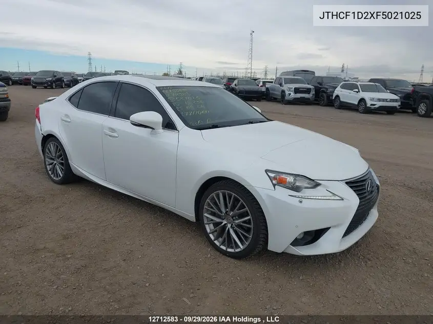 LEXUS IS 2015, VIN JTHCF1D2XF5021025