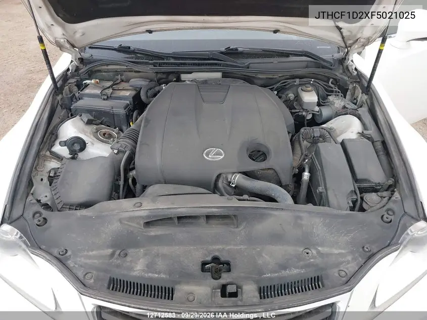 2015 LEXUS IS VIN JTHCF1D2XF5021025 — фото 10