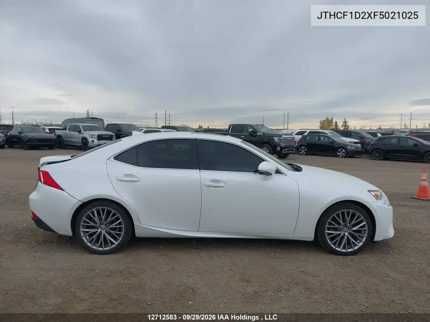 2015 LEXUS IS VIN JTHCF1D2XF5021025 — фото 13