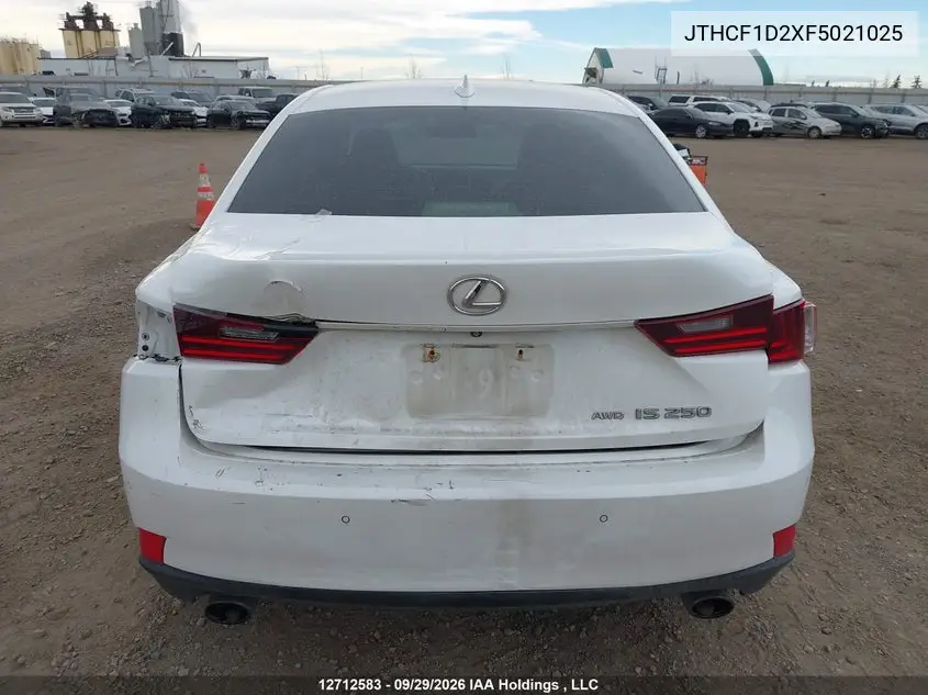 2015 LEXUS IS VIN JTHCF1D2XF5021025 — фото 16