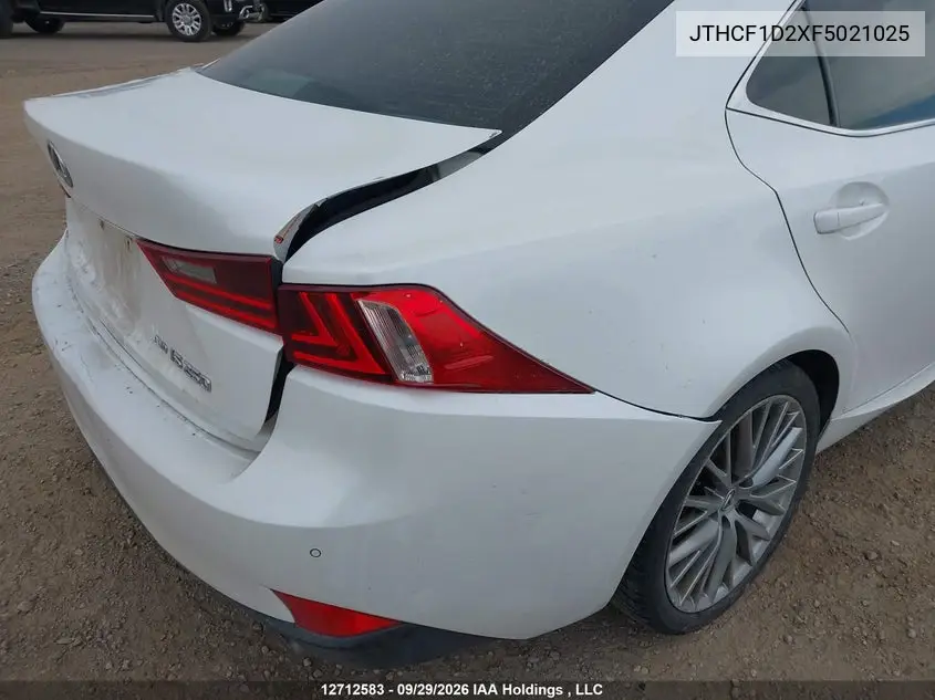 2015 LEXUS IS VIN JTHCF1D2XF5021025 — фото 20