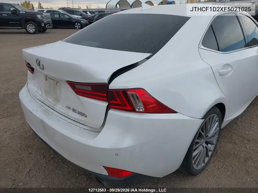 2015 LEXUS IS VIN JTHCF1D2XF5021025 — фото 6