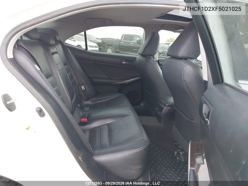 2015 LEXUS IS VIN JTHCF1D2XF5021025 — фото 8