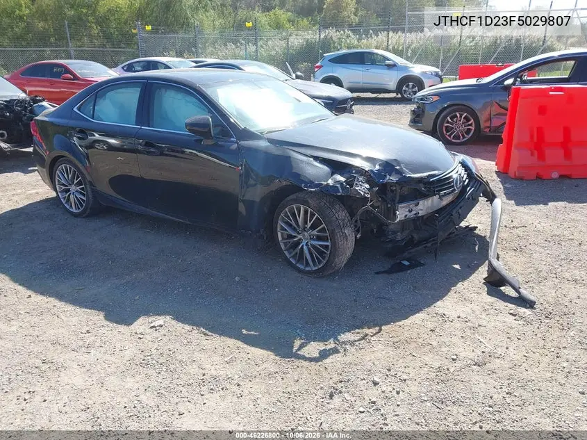 LEXUS IS 2015, VIN JTHCF1D23F5029807