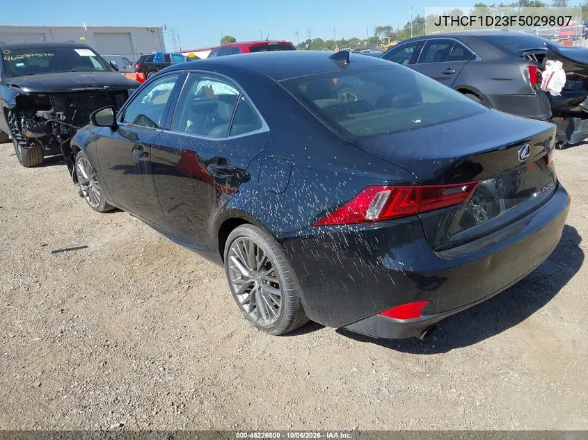 2015 LEXUS IS VIN JTHCF1D23F5029807 — фото 3