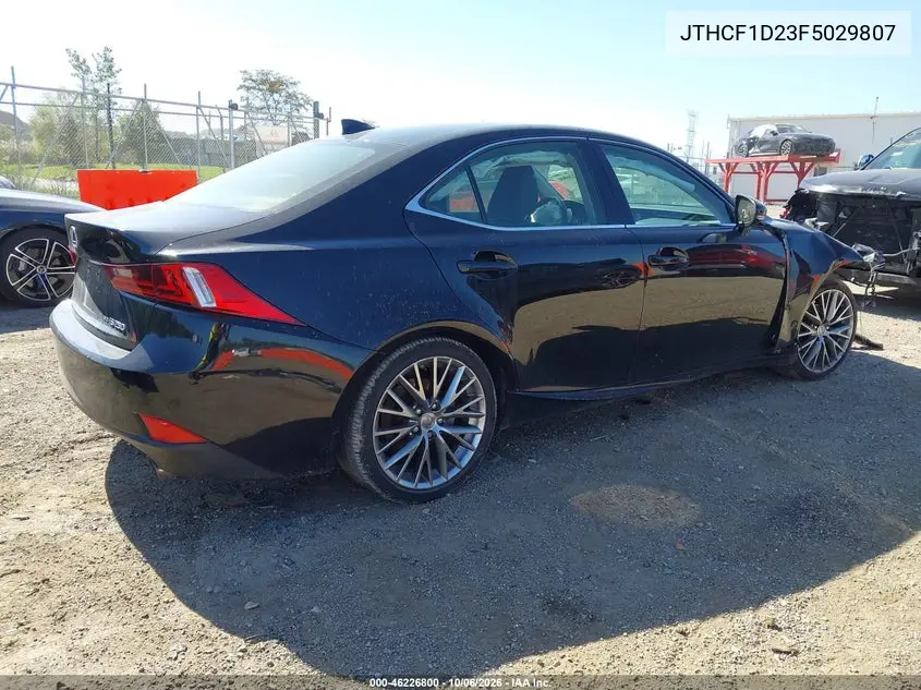 2015 LEXUS IS VIN JTHCF1D23F5029807 — фото 4