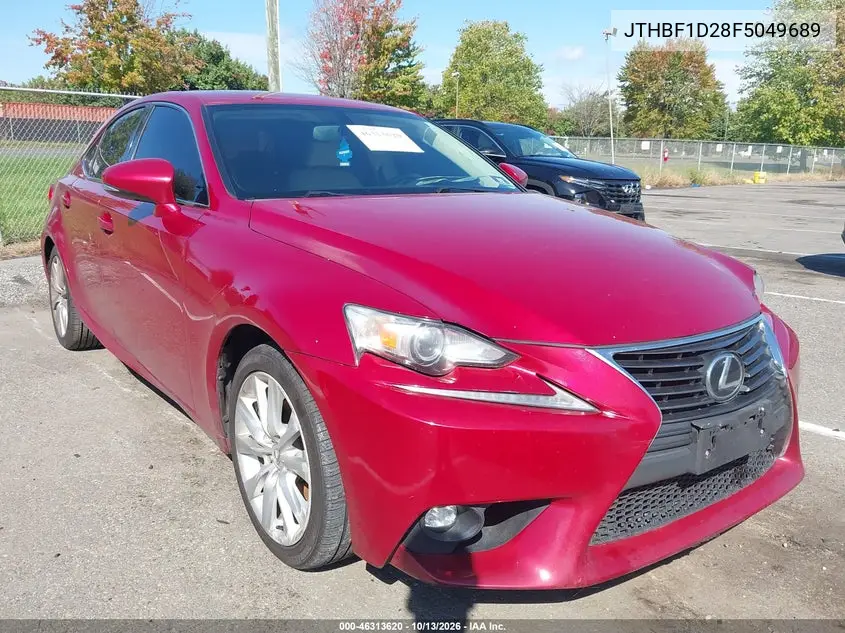 LEXUS IS 2015, VIN JTHBF1D28F5049689