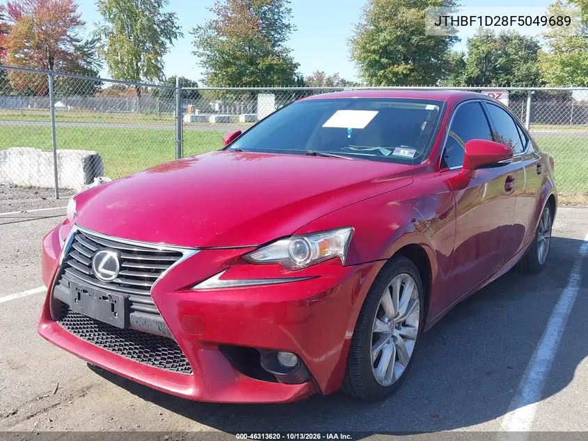 2015 LEXUS IS VIN JTHBF1D28F5049689 — фото 2
