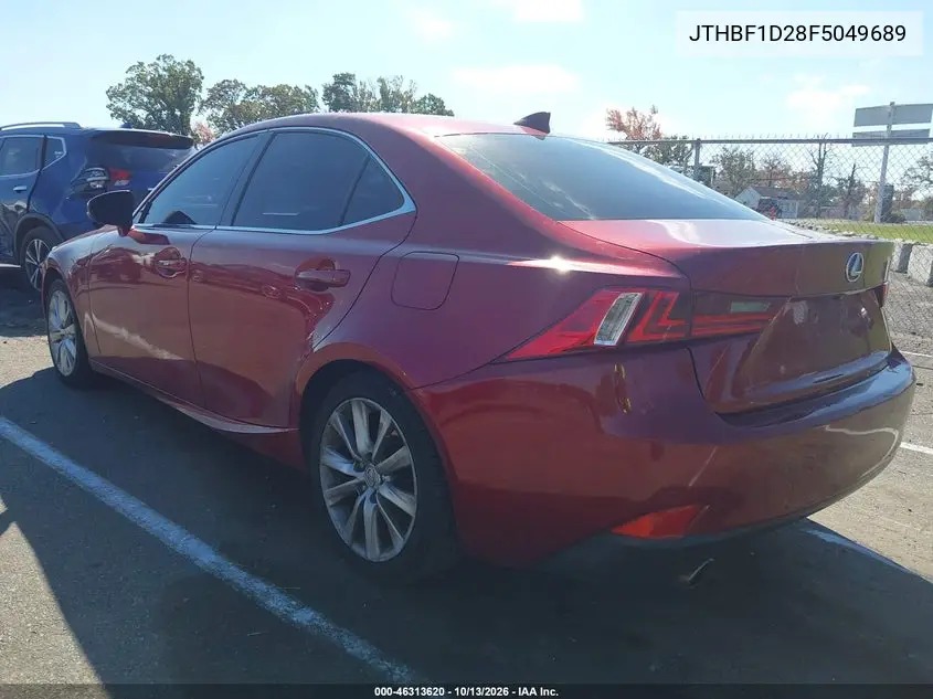 2015 LEXUS IS VIN JTHBF1D28F5049689 — фото 3