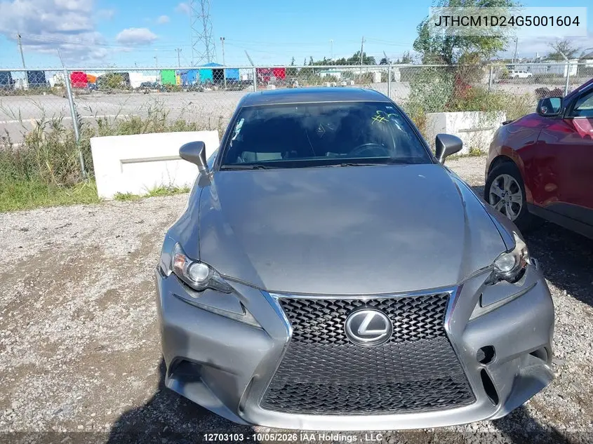 2016 LEXUS IS VIN JTHCM1D24G5001604 — фото 13