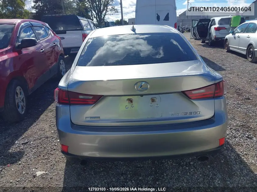 2016 LEXUS IS VIN JTHCM1D24G5001604 — фото 17