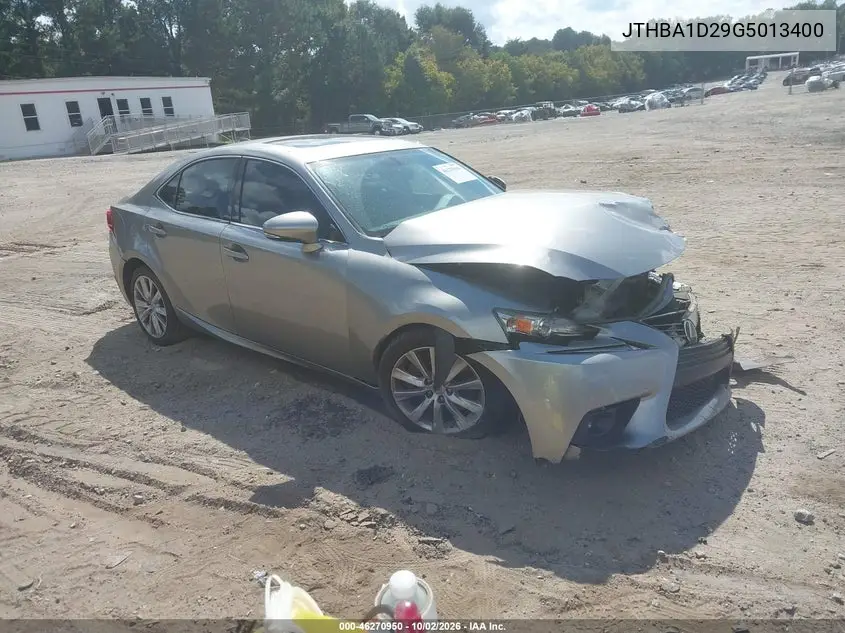 LEXUS IS 2016, VIN JTHBA1D29G5013400