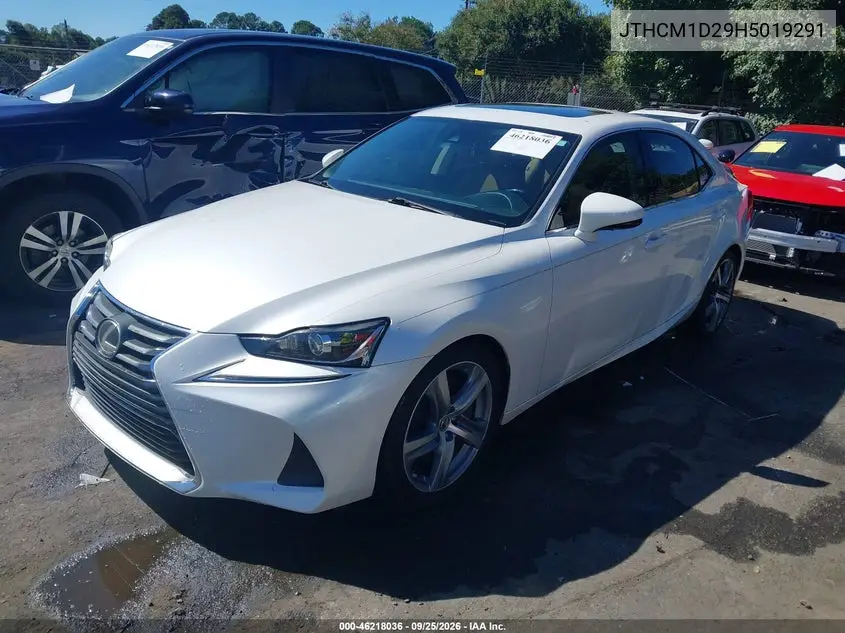 2017 LEXUS IS VIN JTHCM1D29H5019291 — фото 2