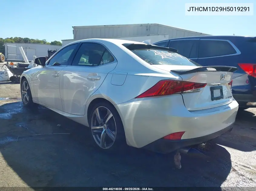 2017 LEXUS IS VIN JTHCM1D29H5019291 — фото 3