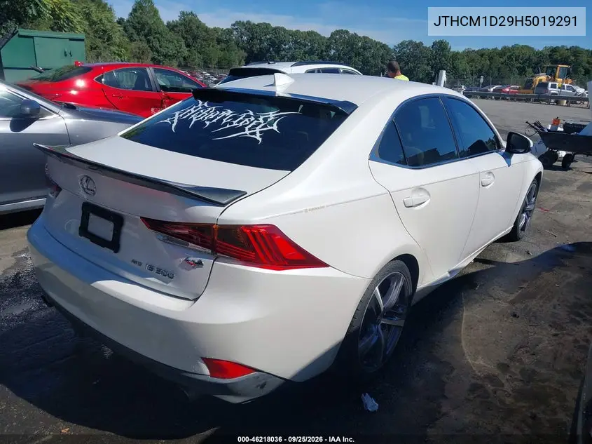 2017 LEXUS IS VIN JTHCM1D29H5019291 — фото 4