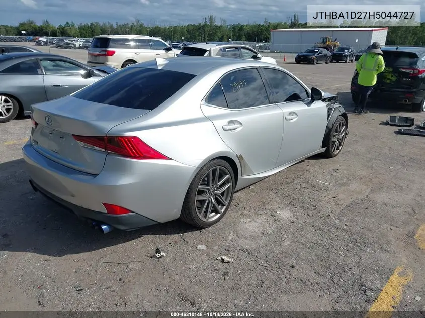 2017 LEXUS IS VIN JTHBA1D27H5044727 — фото 4