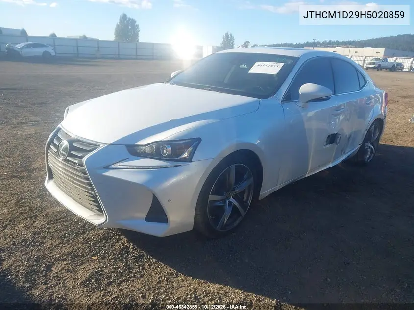 2017 LEXUS IS VIN JTHCM1D29H5020859 — фото 2