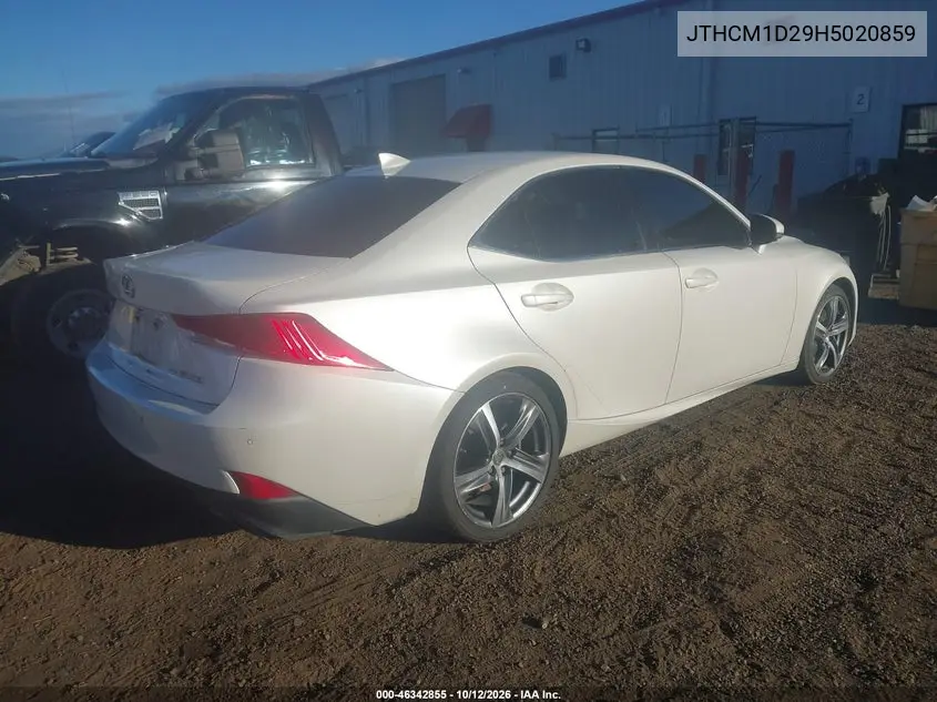 2017 LEXUS IS VIN JTHCM1D29H5020859 — фото 4