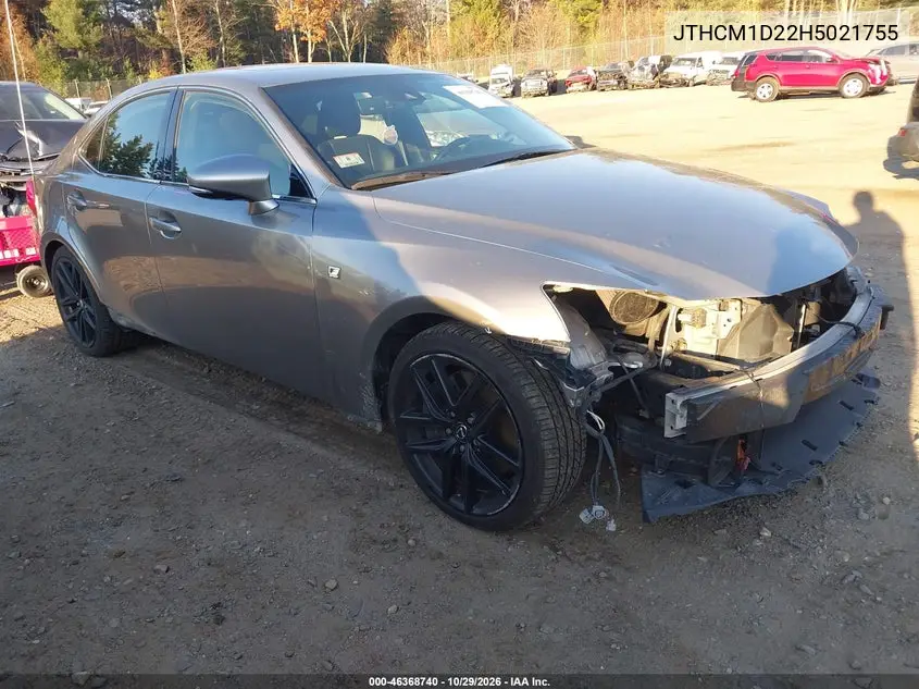 LEXUS IS 2017, VIN JTHCM1D22H5021755