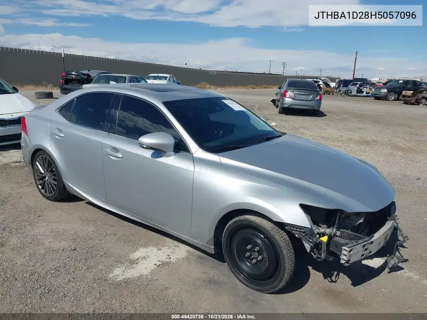 LEXUS IS 2017, VIN JTHBA1D28H5057096