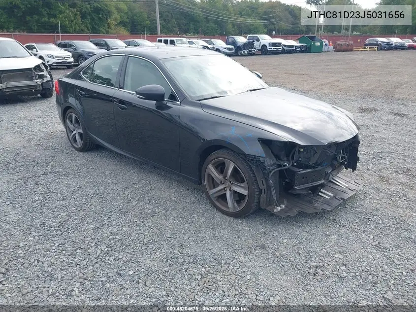 LEXUS IS 2018, VIN JTHC81D23J5031656