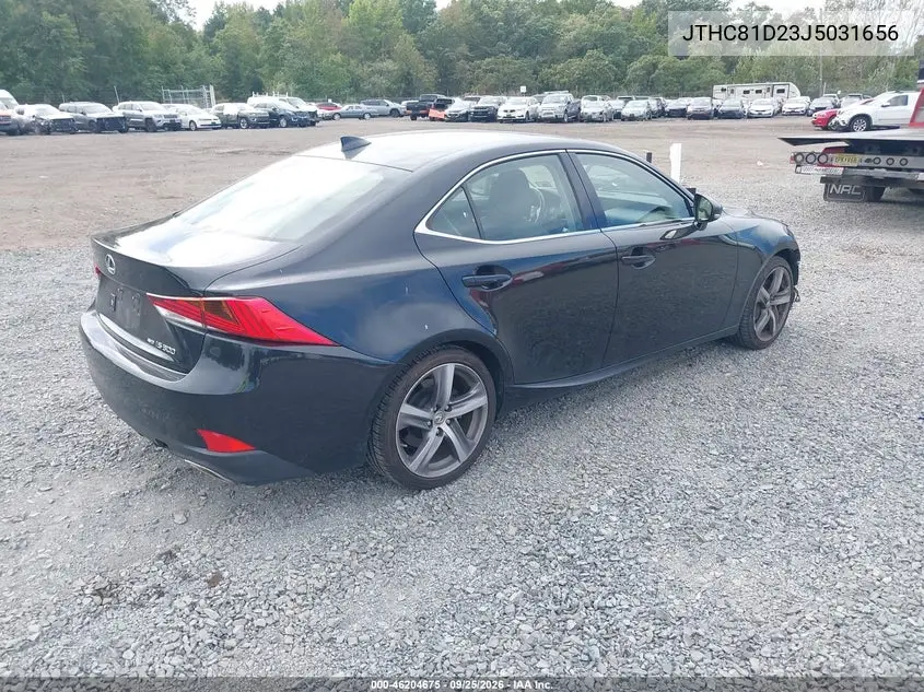2018 LEXUS IS VIN JTHC81D23J5031656 — фото 4