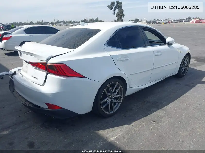 2018 LEXUS IS VIN JTHBA1D21J5065286 — фото 4