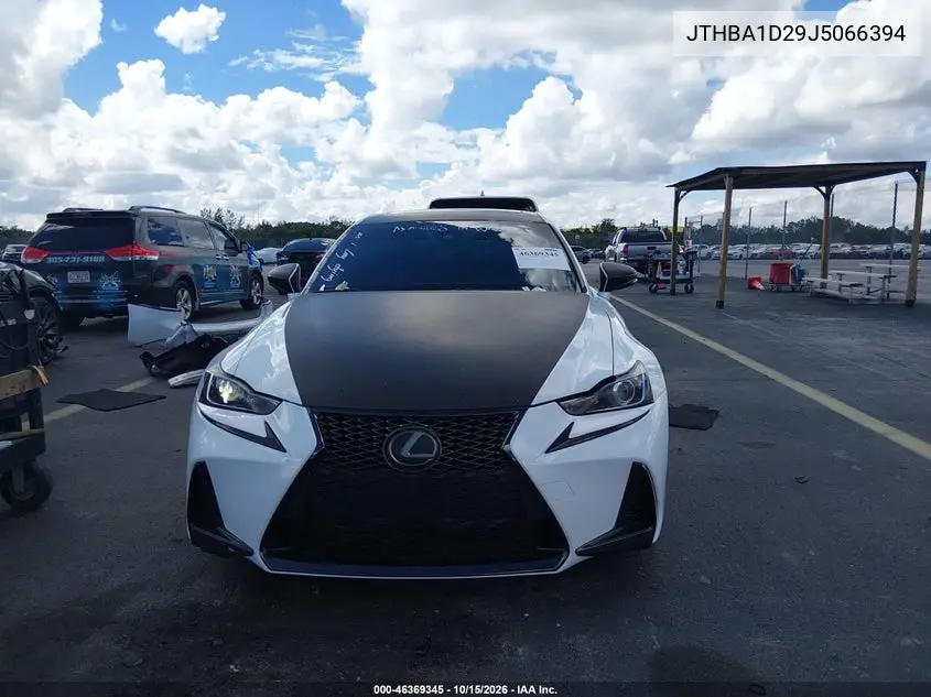 2018 LEXUS IS VIN JTHBA1D29J5066394 — фото 13