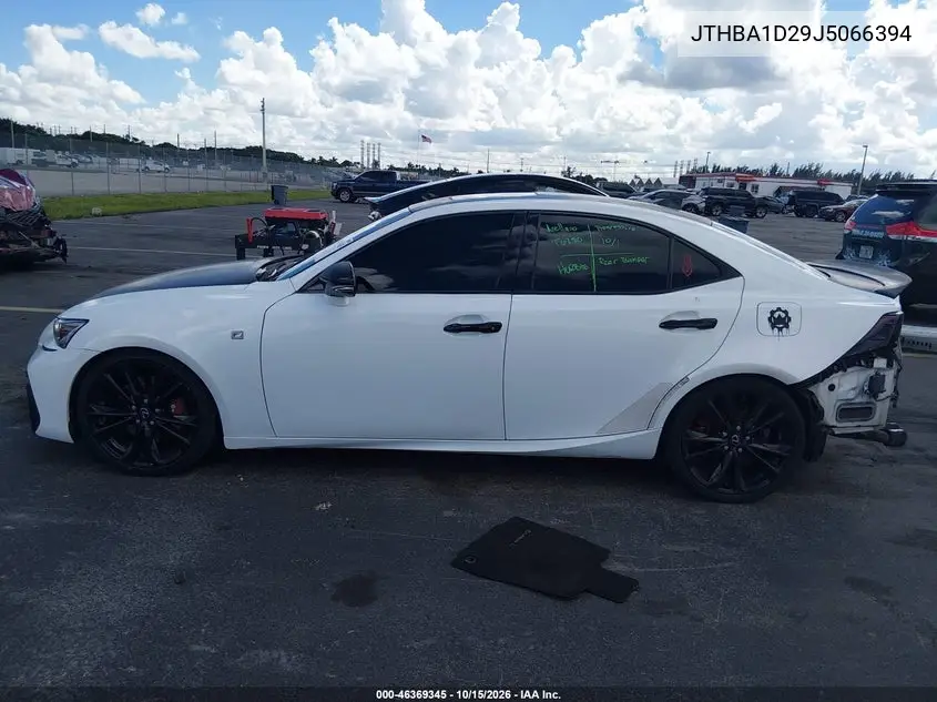 2018 LEXUS IS VIN JTHBA1D29J5066394 — фото 15