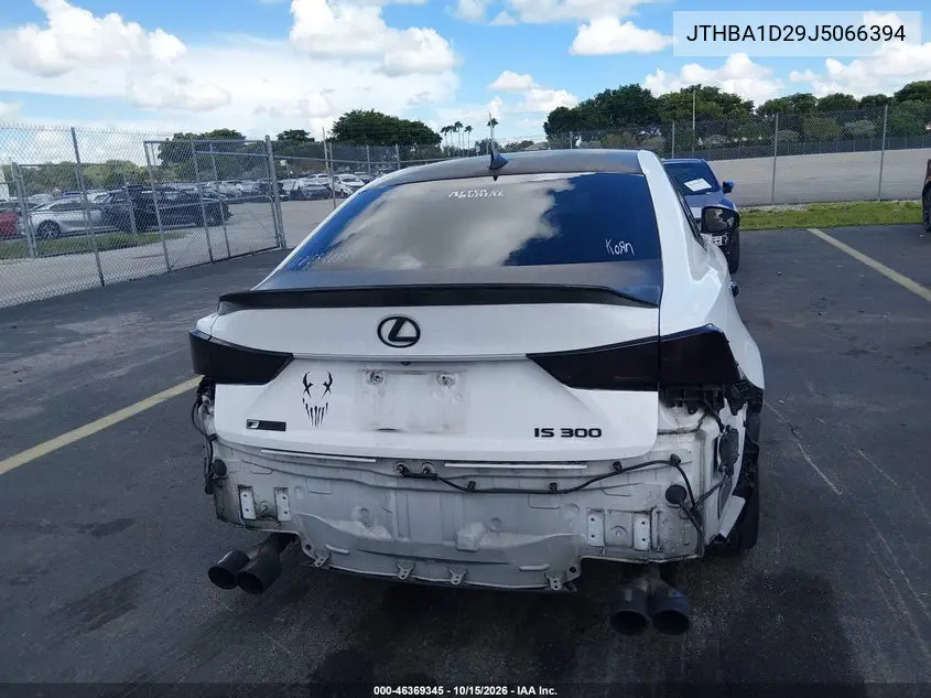 2018 LEXUS IS VIN JTHBA1D29J5066394 — фото 17