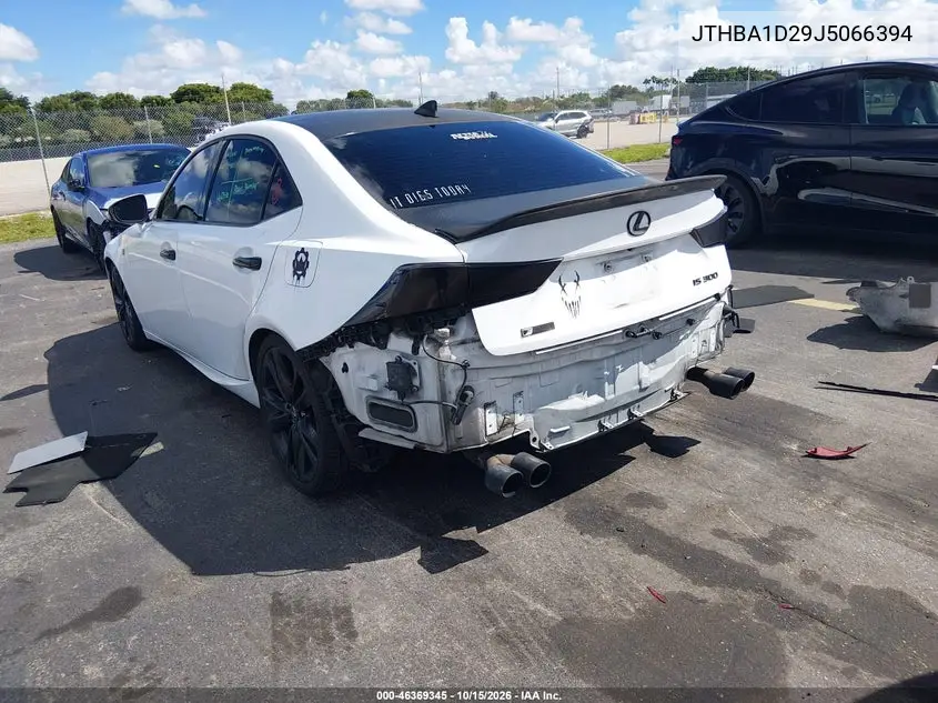 2018 LEXUS IS VIN JTHBA1D29J5066394 — фото 6