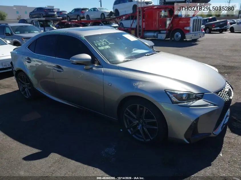 LEXUS IS 2020, VIN JTHGZ1B29L5035280