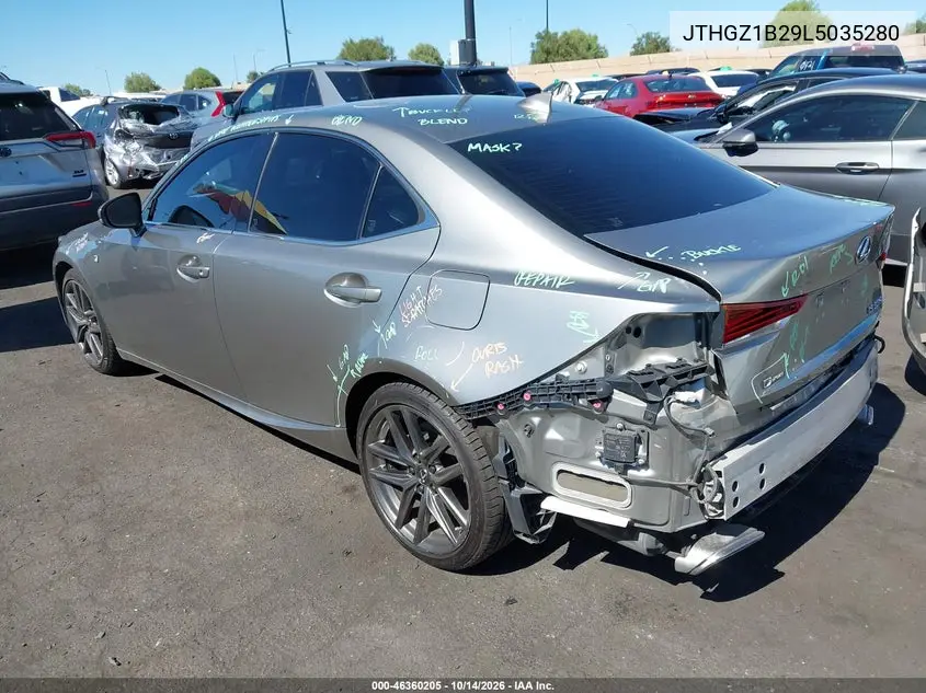 2020 LEXUS IS VIN JTHGZ1B29L5035280 — фото 3