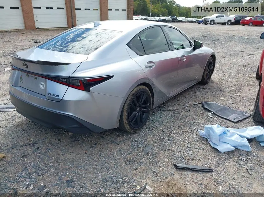 2021 LEXUS IS VIN JTHAA1D2XM5109544 — фото 4