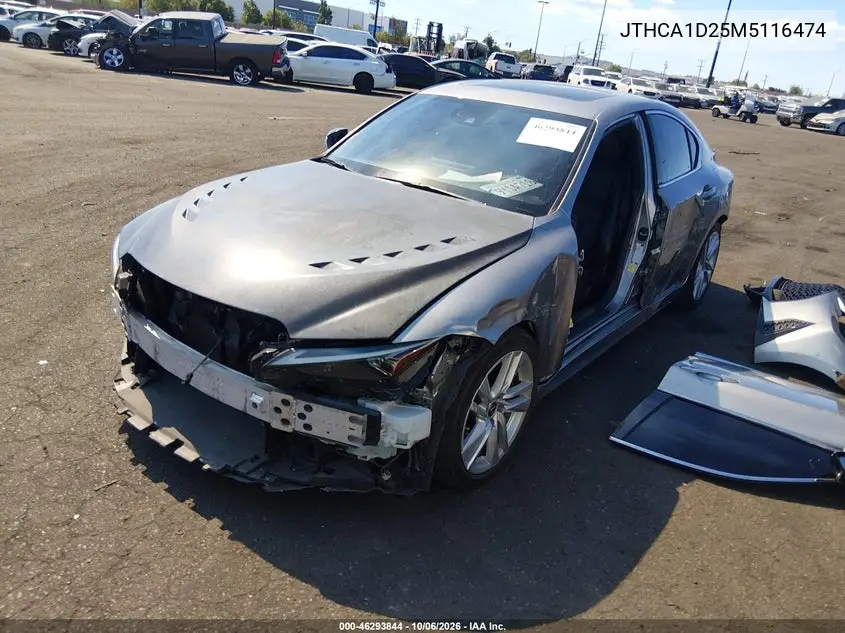 2021 LEXUS IS VIN JTHCA1D25M5116474 — фото 2