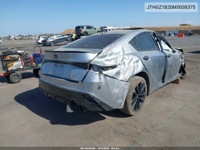 2021 LEXUS IS VIN JTHGZ1B20M5038375 — фото 4