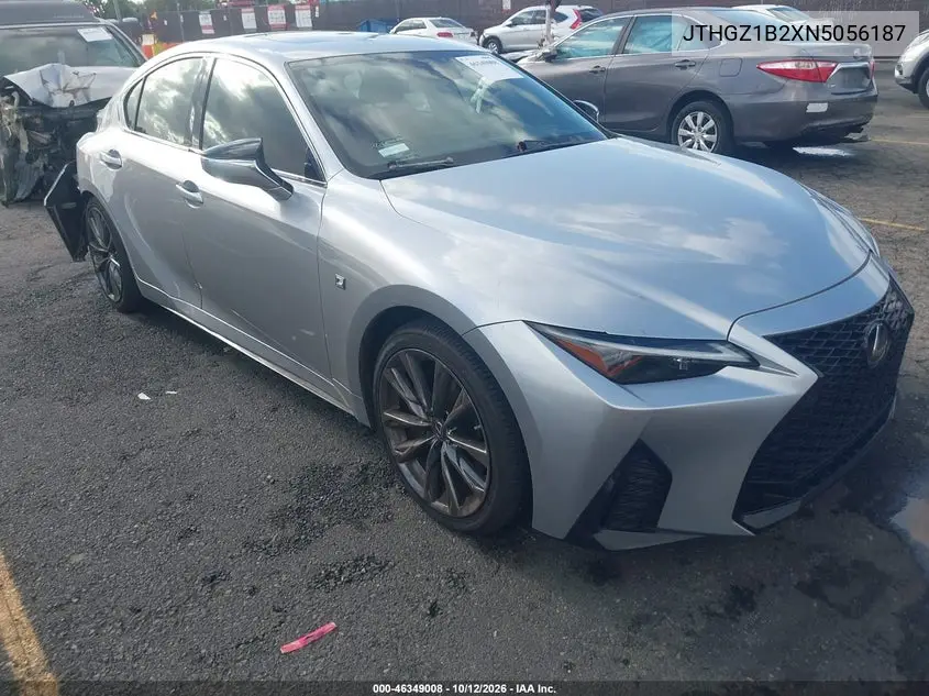 LEXUS IS 2022, VIN JTHGZ1B2XN5056187