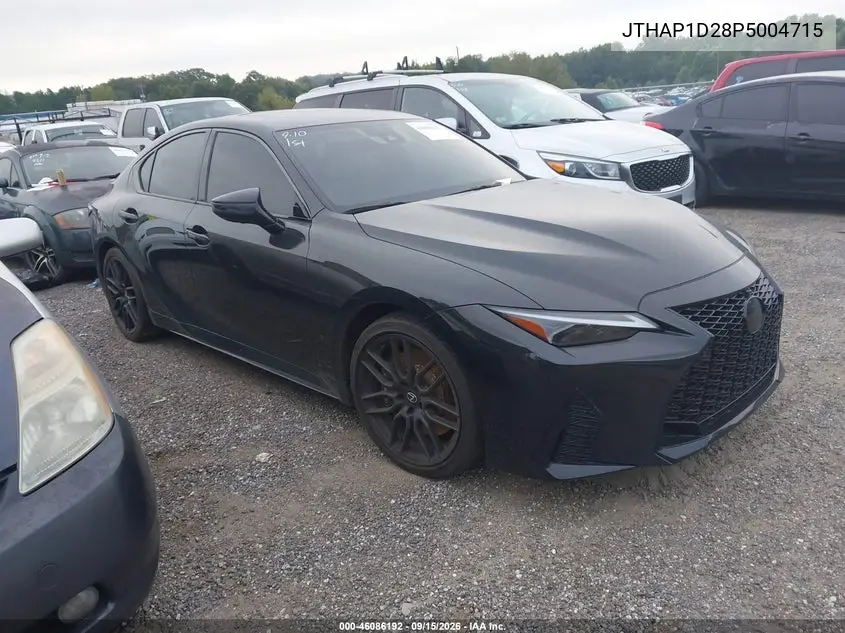 LEXUS IS 2023, VIN JTHAP1D28P5004715