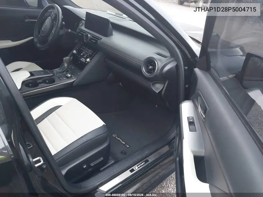2023 LEXUS IS VIN JTHAP1D28P5004715 — фото 5