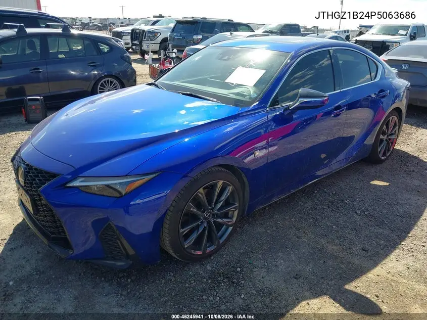 2023 LEXUS IS VIN JTHGZ1B24P5063686 — фото 2