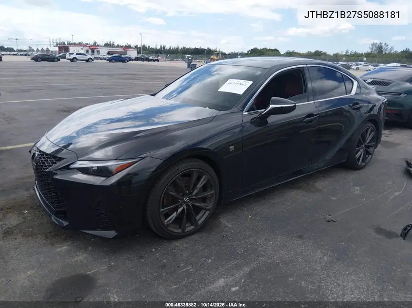 2025 LEXUS IS VIN JTHBZ1B27S5088181 — фото 2