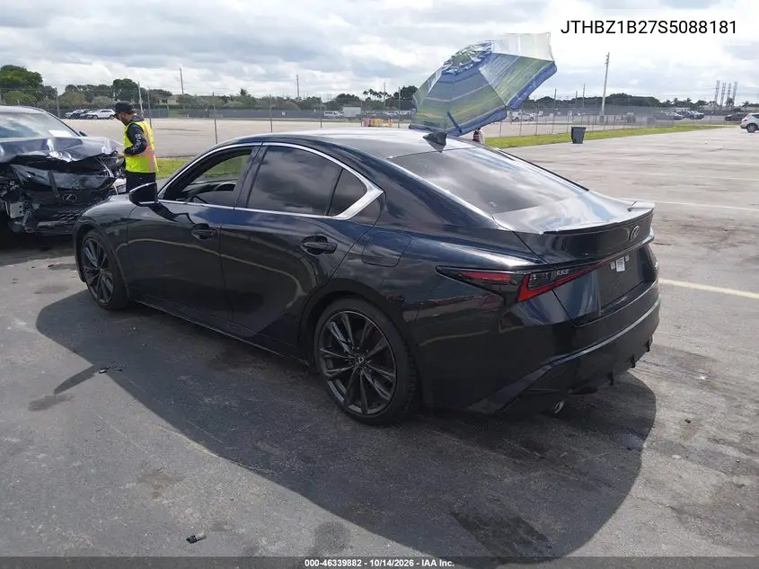 2025 LEXUS IS VIN JTHBZ1B27S5088181 — фото 3