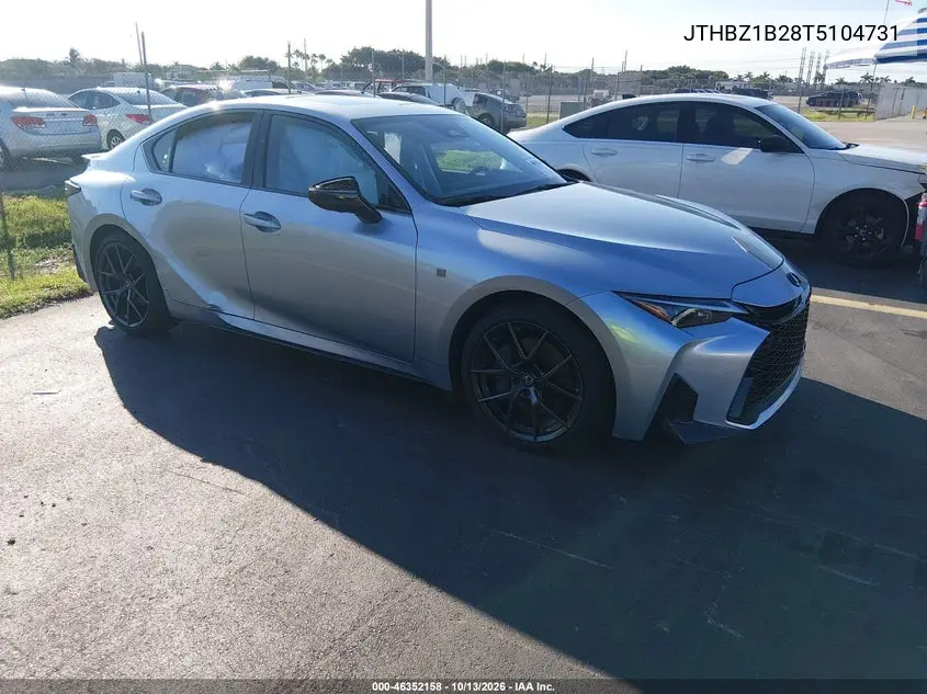 LEXUS IS 2026, VIN JTHBZ1B28T5104731