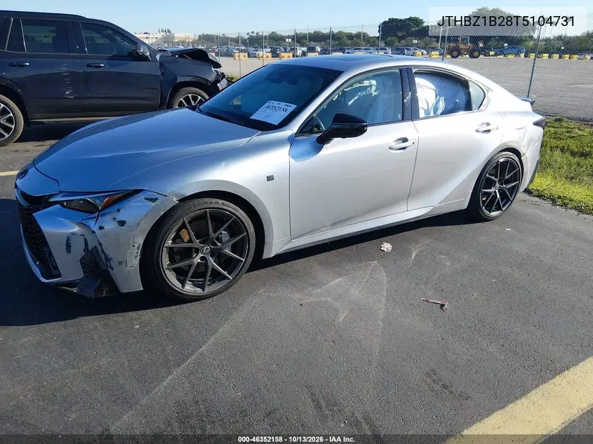 2026 LEXUS IS VIN JTHBZ1B28T5104731 — фото 2