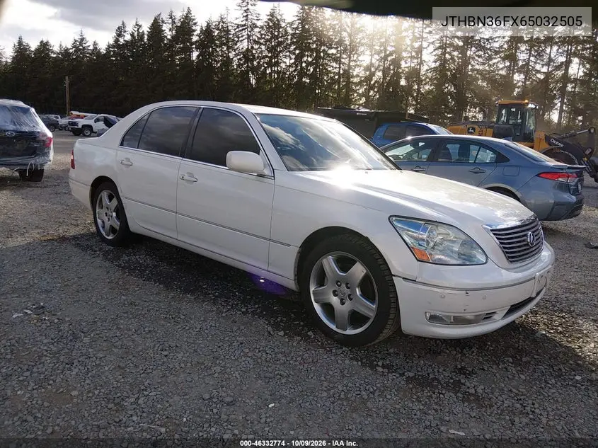 LEXUS LS 2006, VIN JTHBN36FX65032505