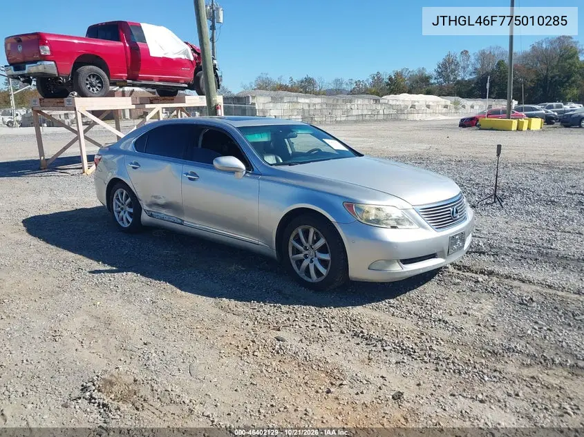 LEXUS LS 2007, VIN JTHGL46F775010285