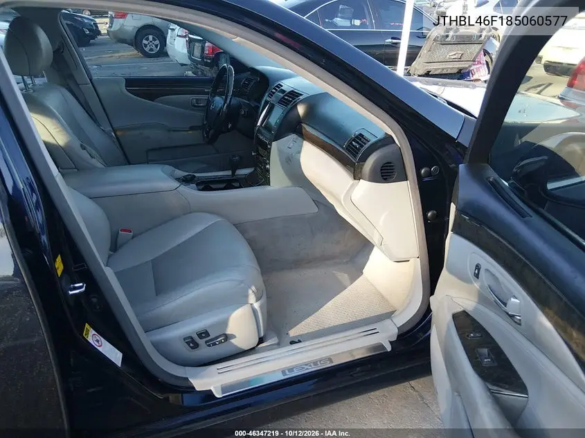 2008 LEXUS LS VIN JTHBL46F185060577 — фото 5