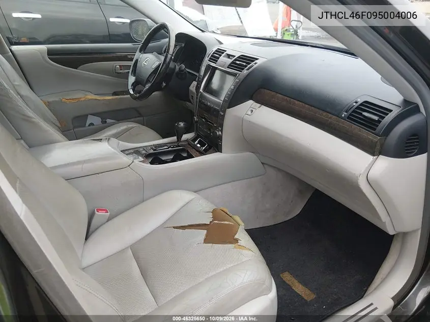 2009 LEXUS LS VIN JTHCL46F095004006 — фото 5
