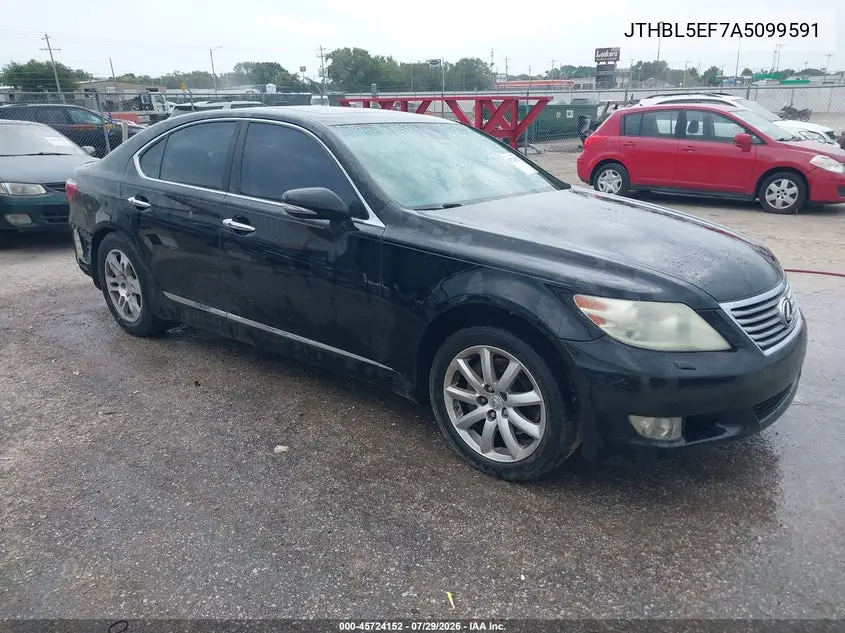 LEXUS LS 2010, VIN JTHBL5EF7A5099591