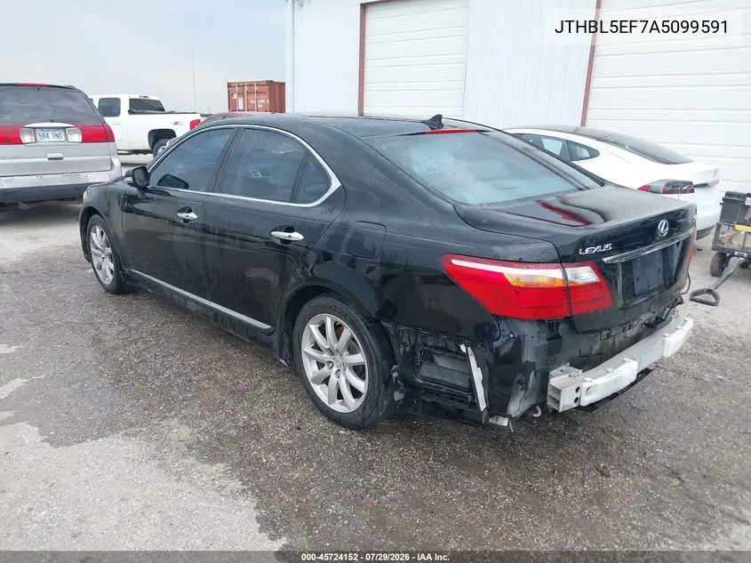2010 LEXUS LS VIN JTHBL5EF7A5099591 — фото 3